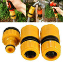 3X Garden Water Hose Pipe Tap Connector Connection Fitting Adapter hosepipe J7