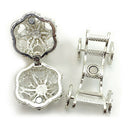Metal Hollow Crystal Jewelry Trinket Box Craft Wedding Favor Gift Home Decor