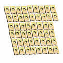 50Pcs Car Door Panel Screw U-Type Iron Nuts Plate Clip Fastener