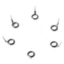 70pcs/box Stainless Steel Fishing Rod Guides Eye Ring DIY Rod Repair Kit