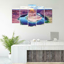 5pcs 5D DIY Full Drill Diamond Painting Ring Lake Water Cross Stitch Kits
