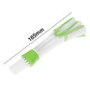 Double-end Car Vent Air-condition Blinds Window Cleaning Brush Cleaner Tool