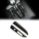 Carbon Fiber Car Gear Shift Panel Frame Cover Stickers for Ford Mustang 201