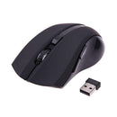 X50 2.4G Wireless Optical Gaming Mouse 2,400 DPI for Laptop PC (Black) A