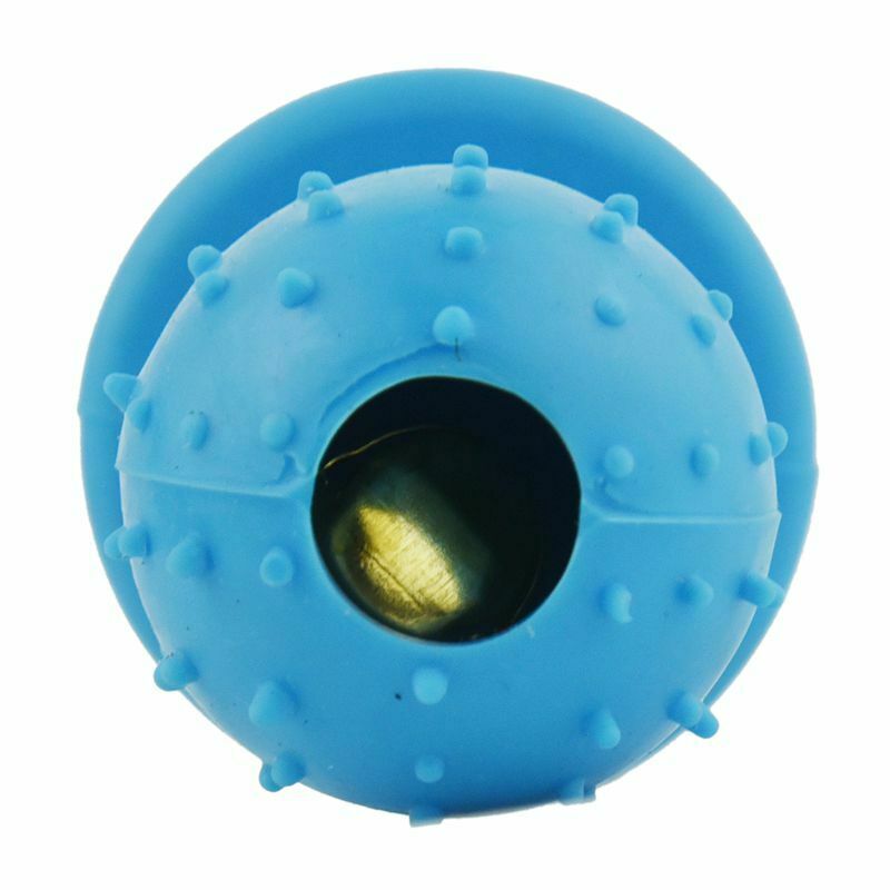 Pet Chew Bell Rubber Pacifier Dog Toys Bite Resistant Clean Teeth(S 9.5cm) C5N5