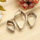 Stainless Steel Gardenia Flower Petal Cake Mould Tool Fondant Cookie Cutter