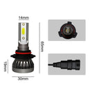 2Pcs 9005/Hb3/H10 Mini1 Led Headlight 36W 6000Lm Cob Bulbs Kit Hi/Low Beam  W4I8