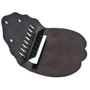 1 Pcs Black Mandolin Cable Pull Board Flower Pattern Design Mandolin Tailpi