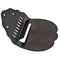 1 Pcs Black Mandolin Cable Pull Board Flower Pattern Design Mandolin Tailpi