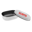 Lightweight Stainless Steel Oval Lunch Box Fruit Sandwich Food Container - S