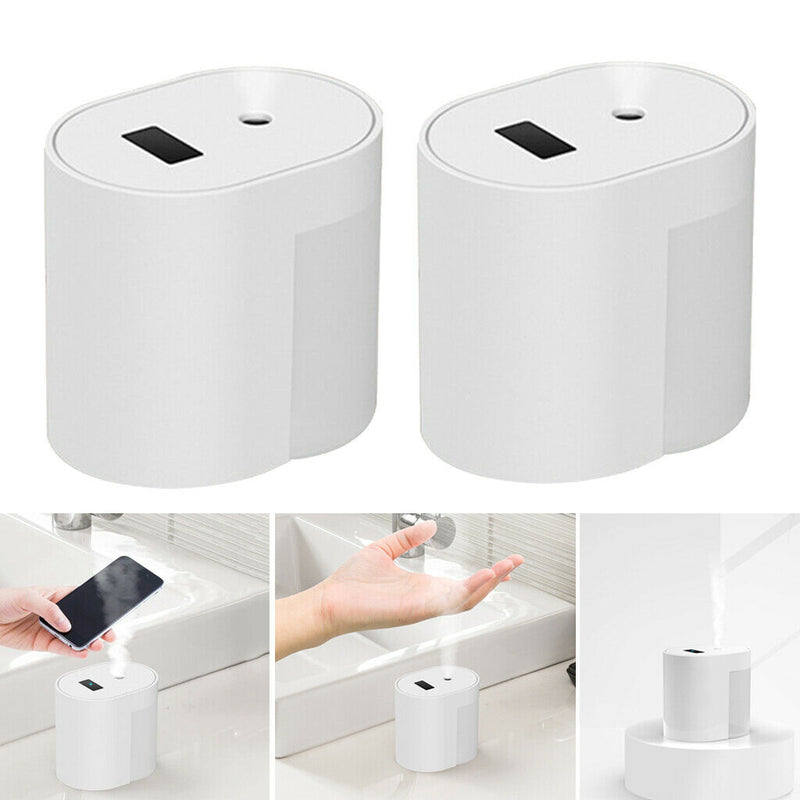 2x Automatic Alcohol Sprayer Induction Contactless Sanitizer Dispensers