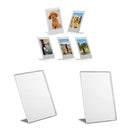 2x Acrylic Photo Frame For Mini  9 8 90 7s 25 50s Film Paper 3" Photo
