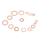 150 Pcs Copper Sealing Flat Washer Set Seal Kit Automotive Repairing