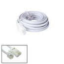 4.5m RJ11 to BT Cable Lead Modem FAX Telephone Plug BT Socket 4 Pin Straight FT