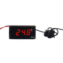 12V Small Car Digital LCD Display Indoor Outdoors Temperature Meter Thermometer