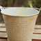 Flameer Shabby Chic Iron Flower Buckets Plants Planter Pot Bucket Flower Va