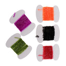 5 Cards Fly Tying Tinsel Chenille Line Flash Line for Lure Bait Making DIY