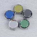 Portable Pocket Pill Case 3 Compartments Medicine Box Round Folding Organi 3C