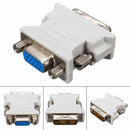 for LCD Monitor DVI-D 18+1 Pin Dual Link Male to VGA Female Plug Adapter 15 Pin