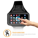 Outdoor Running Phone Holder Armband Case Sports Jogging Wrist Band (Grey)