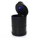 Portable Car LED Light Ashtray Auto Home Travel Cigarette Ash Holder Cup Black