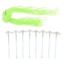 Outdoor Camping Tent Stakes Tent Pegs Tent Nail Accessories with Wind Rope C