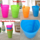 Kids Baby Toddler Slippy Training Cup Drinking With Straw Mug Tumbler Home Gift