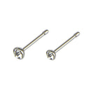 21Pcs/Set Crystal Nose Hoop Ring Bone Bar Pin Cartilage Piercing Studs JewelryMO