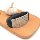 Stainless Steel Garlic Press Crusher Manual Rocking Mincer Squeezer Kitchen Tool