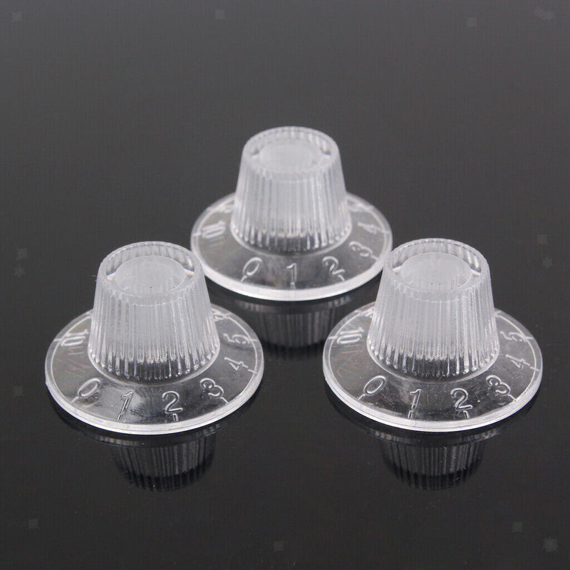 1 Volume 2 Doorbell Transparent Plastic Doorbells Button Parts Guitar