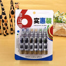 6pcs 10m White Out Correction Tape Supply Stationery f School/Office Statio P2D8