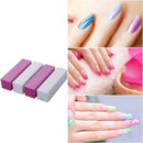10pcs Sponge Nail Buffer Block Manicure Polish Buffing Sanding File Random Color