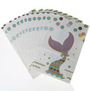 12pcs Mermaid Gift Bags Sweet Paper Candy Bags Mermaid Christmas Wedding Bo Tw