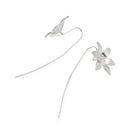 New Fashion Long Tassel Earrings Bohemian Flower Statement Drop Dangle Earrings
