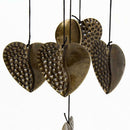 Love Heart 8 Tubes Outdoor Living Yard Garden  Decor Wind Chimes