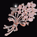Bouquet Diamond Corsage Alloy Brooch Metal Brooch Exquisite Accessory