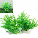 New 2x Green Artificial Water Grass Fish Tank Aquarium Ornament Plants 11cm