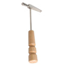 Kalimba Tuning Hammer Wooden Handle Metal Tuning Hammer for Thumb Piano