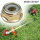 Universal M10x1.25 Left Hand Thread Blade Nut For Strimmer Cutter Trimmer B4B6