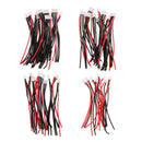 4 Inch Lipo Battery Balance Charger Cable Lead JST XH Plug 1S-4S, Set of 40pcs