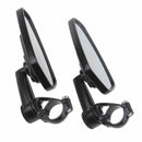 2 Pcs Motorcycle Rear View Handle Bar End Side Rearview Mirrors 7/8" 22mm YM