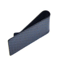 Money Clip Carbon Fiber Holder for 30 Folded Bills or Around 15 Cards Blue