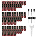307 Pieces Drum Sander Set Sanding Drum Kit 300 Pieces Sanding Band Sleeves