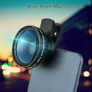 Cell Phone Camera Lens 2 in 1 Clip-on Kit 0.45X Wide Angle Macro Camera kit Len