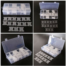 2 Pieces Embroidery Floss Organizer Box - 18 Slots Detachable Design with 2 H5O1