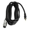 1.6ft XLR Female to 3.5mm TRS Male Microphone Cable