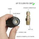 Universal Pressure Washer Turbo Nozzle For High Pressure Outlet Fitting Rot L6E8