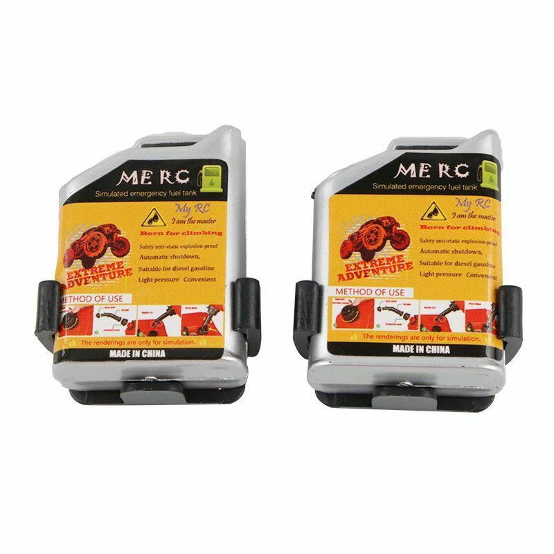 2 Pcs 1/10 Scale Rc Crawler Accessory Mini Fuel Tank For Tamiya D90 Axial W X9Z7