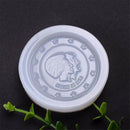 1pc Round Coin Silicone Mold DIY Fondant Cake Decorating Tools Baking Moulds MO