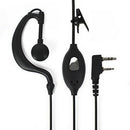 Mic Headset Earpiece Ear Hook Earphone for Baofeng Radio UV5R 888s Two Way 2 Pin